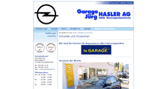 Desktop Screenshot of garagehasler.ch